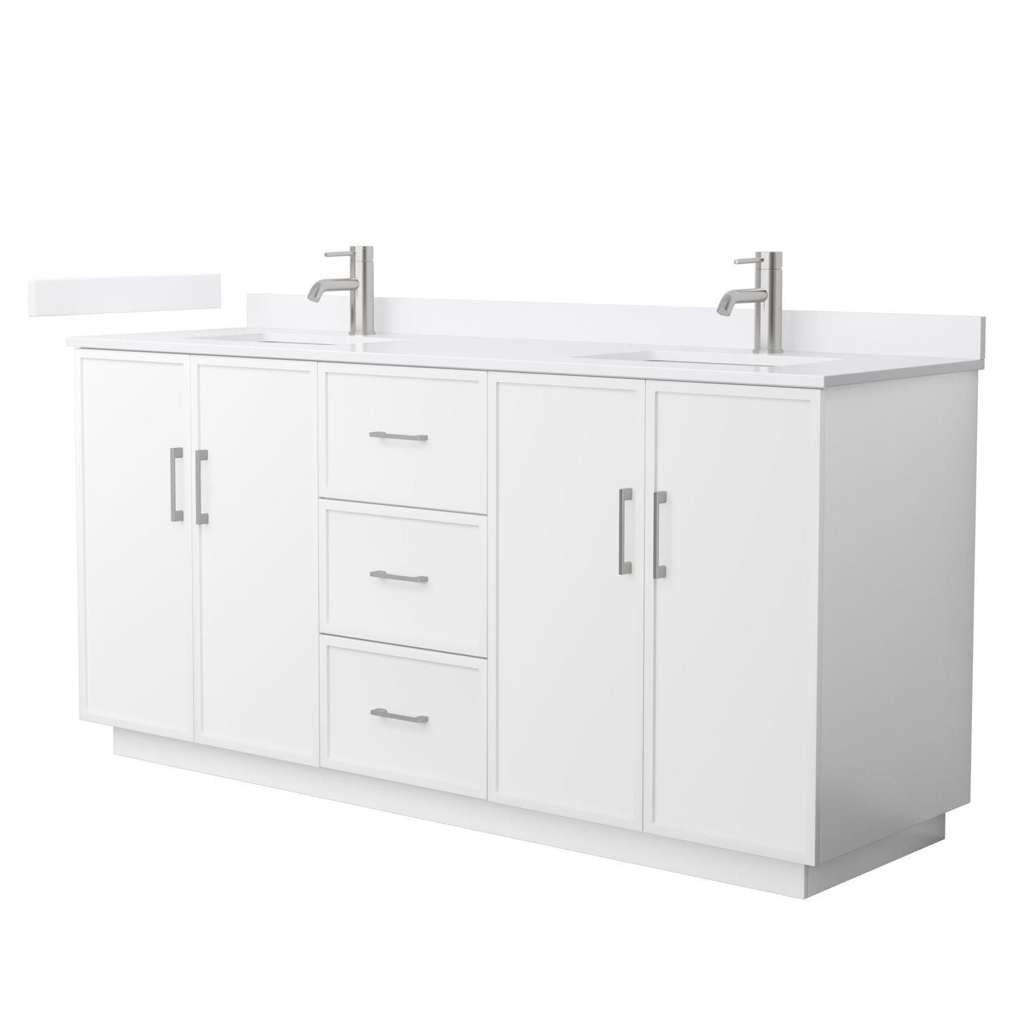Elan Double Bathroom Vanity with Toe Kick - 72W x 35H x 22D