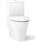 Reach 0.8 / 1.28 GPF Dual Flush One Piece Elongated Toilet with Actuator Flush - Seat Included