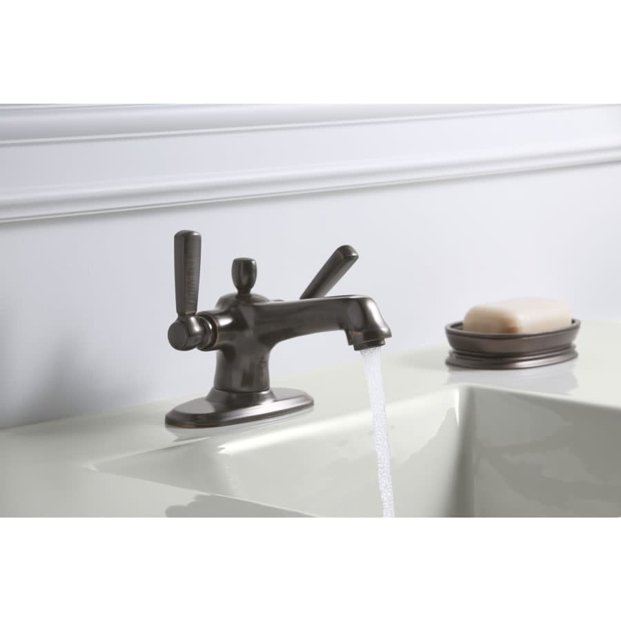 Bancroft Single Hole Bathroom Faucet - Free Metal Pop-Up Drain Assembly with purchase