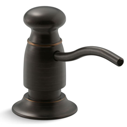 Traditional 16 Ounce Brass Soap / Lotion Dispenser