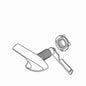 Left Hand Trip Lever, Polished Chrome