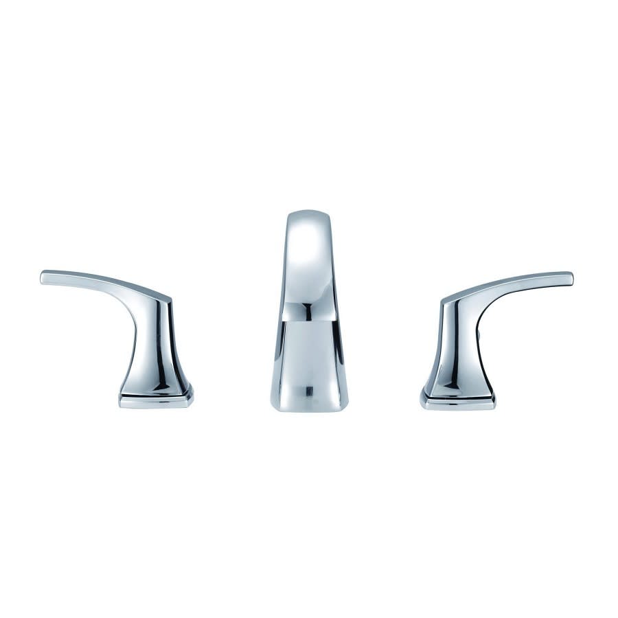 Vaughn® Widespread Lavatory Faucet, ADA, 2 Handle, 3-Hole, 1.2 gpm, Polished Chrome