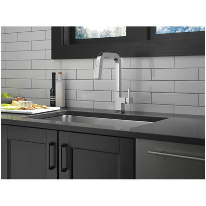 Junction 1.8 GPM Single Hole Pull Down Kitchen Faucet With MagnaTite and Touch-Clean Technology