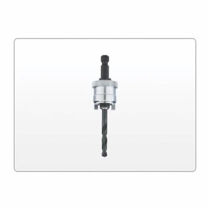 Standard Hole Saw Arbor, 3/8 in, 1/4 in, Pilot Drill, Steel