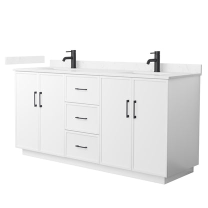 Elan Double Bathroom Vanity with Toe Kick - 72W x 35H x 22D