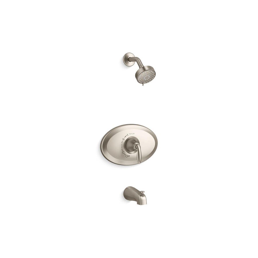 Pressure Balanced Tub & Shower Trim, Vibrant Brushed Nickel