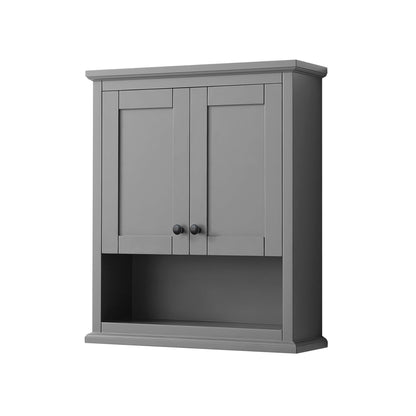 Avery Over-the-Toilet Bathroom Wall-Mounted Storage Cabinet - 25W x 30H x 9D