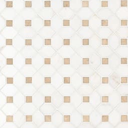 BIANCO DOLOMITE CREMA DOTTY MOSAIC
