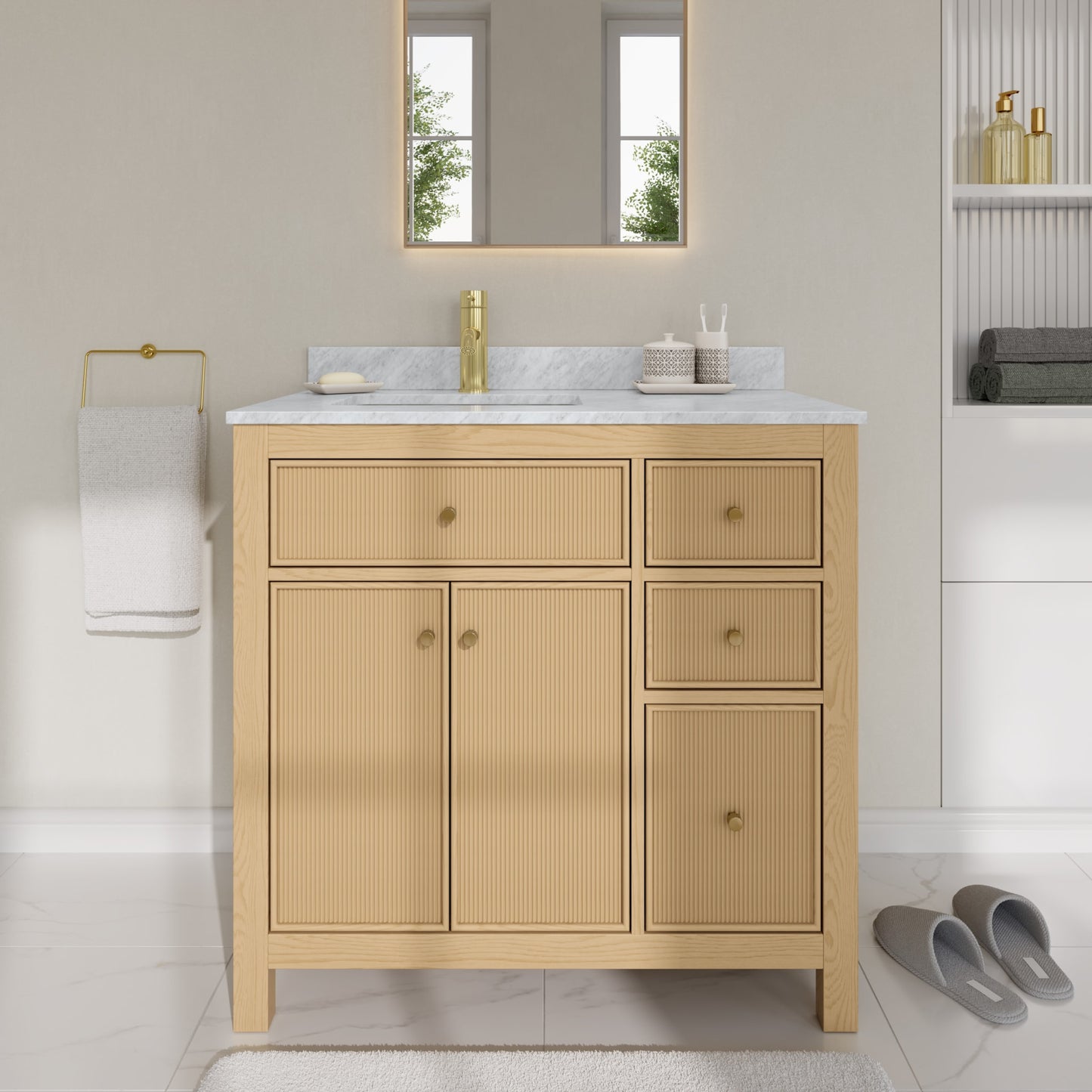 Pendry Single Bathroom Vanity - 36W x 35H x 22D