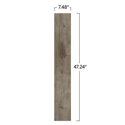 Defense+ Smoky Eiffel Oak 14 mm T x 7.4 in. W Waterproof Laminate Wood Flooring (17.2 sqft/case)