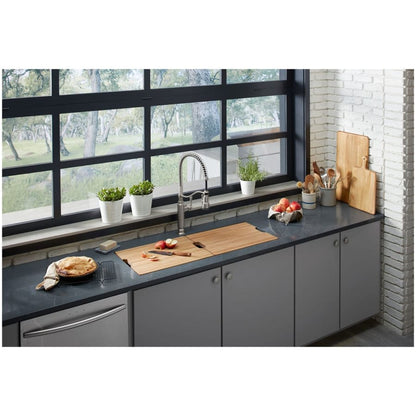 Prolific 44" Undermount Single Bowl Stainless Steel Kitchen Sink with Accessories Included