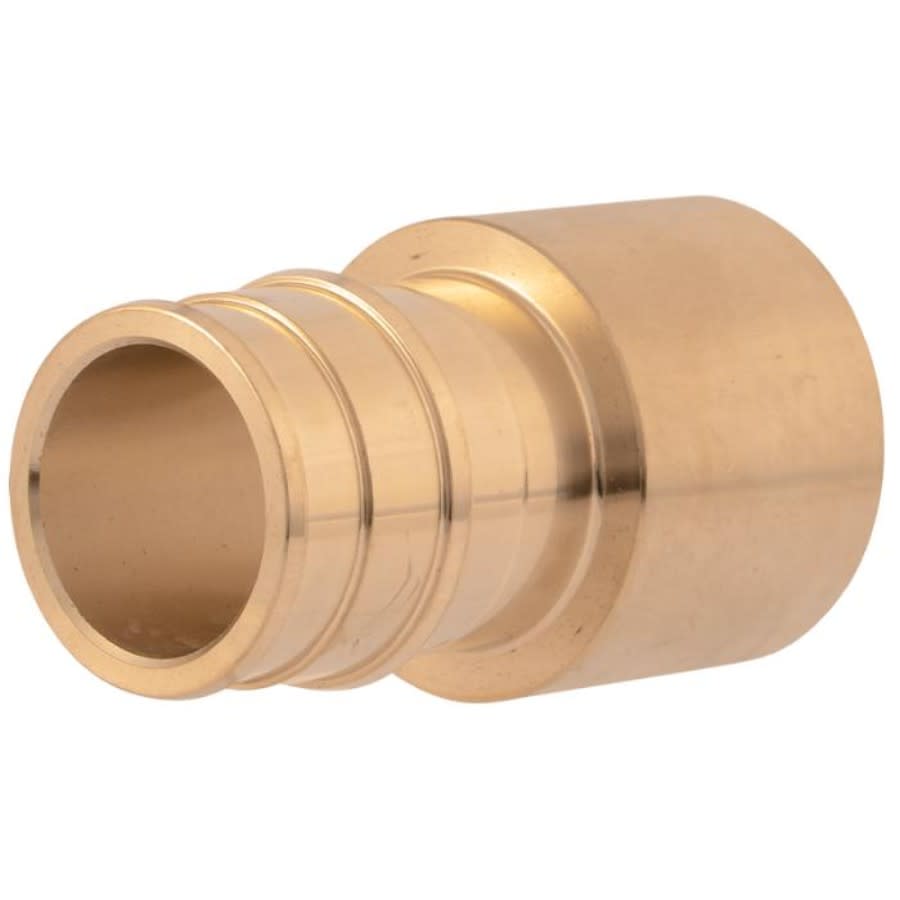 Adapter, 1 in, Expansion PEX x C, Brass