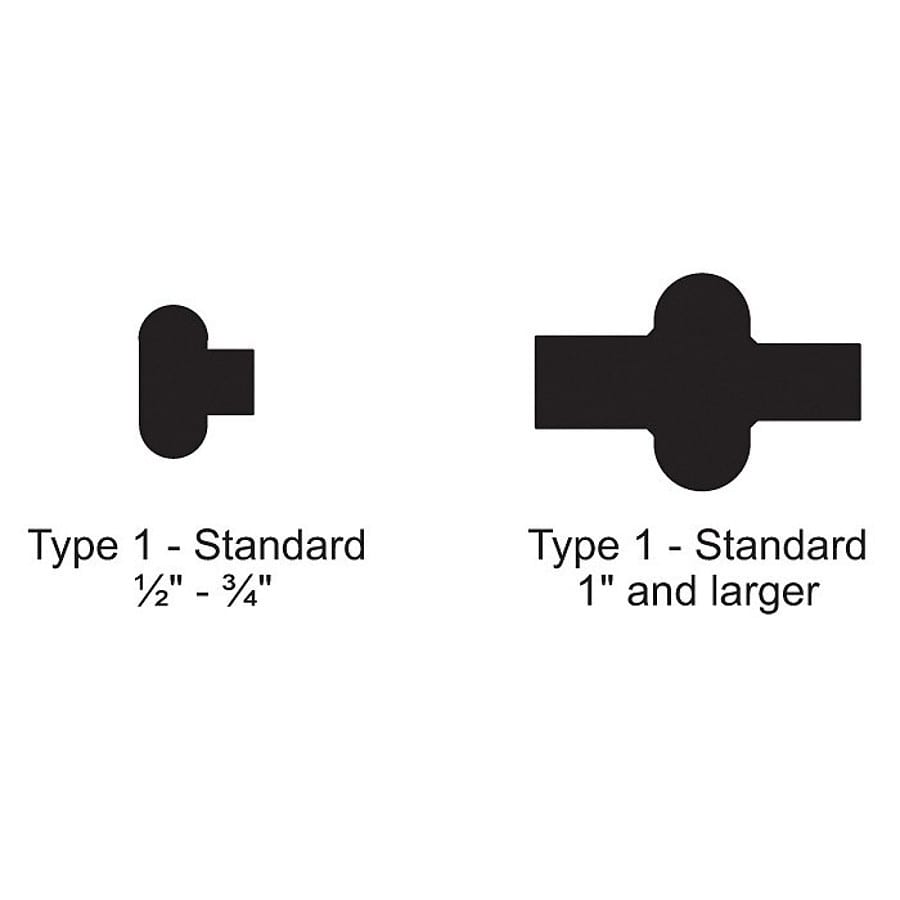 Standard Clamp Gasket, 1 in, 7/8 in ID x 1.98 in OD, Buna-N