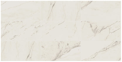 Classentino Marble Palazzo White Rectangle 24X48 Polished