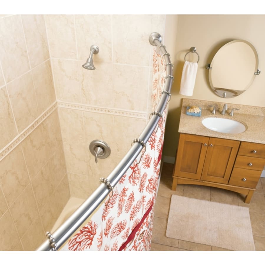 5ft. Fixed-Length Curved Shower Rod (Wholesale Packaging)