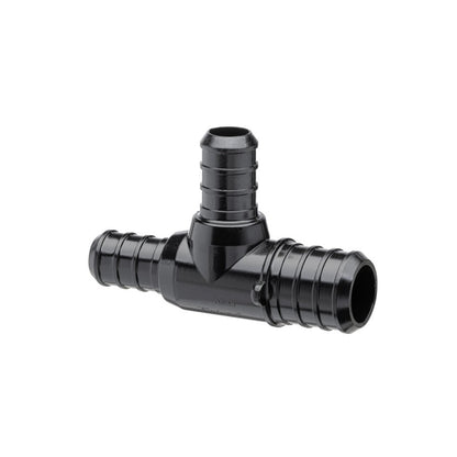 QickSert CR® Tee, 3/4 x 1/2 x 1/2 in, Crimp PEX, Poly