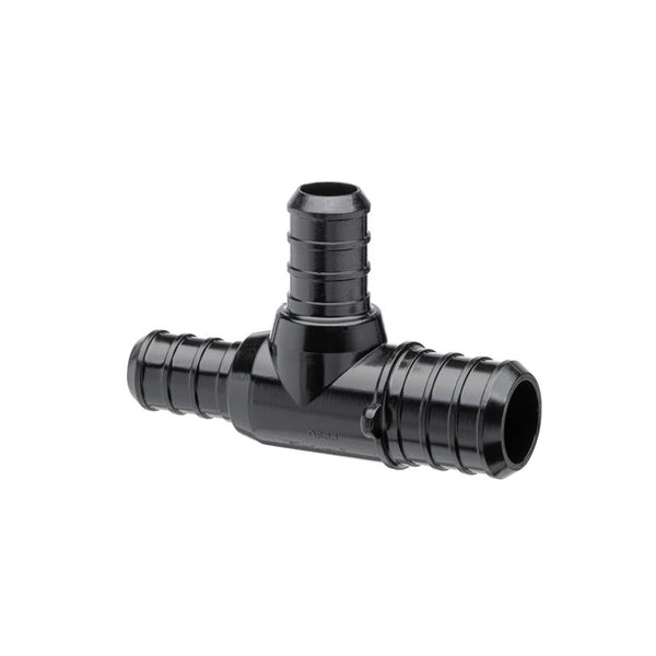 QickSert CR® Tee, 3/4 x 1/2 x 1/2 in, Crimp PEX, Poly
