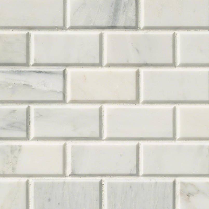 Arabescato Carrara Subway Tile 2x4