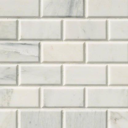 Arabescato Carrara Subway Tile 2x4