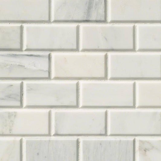 Arabescato Carrara Subway Tile 2x4