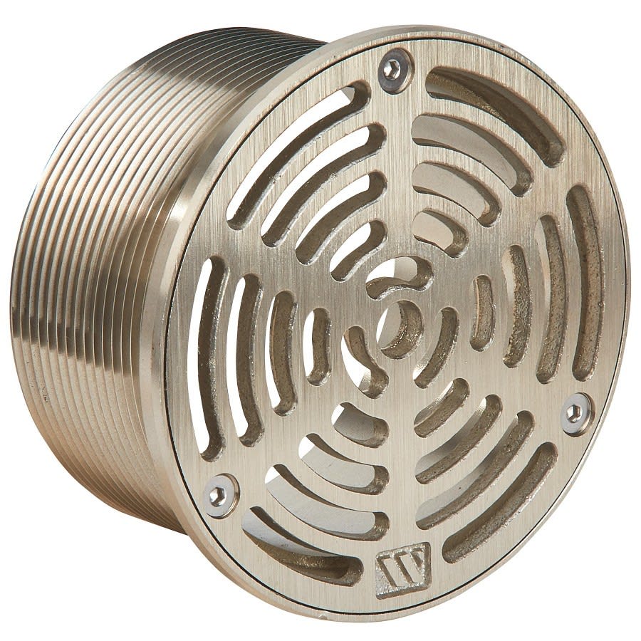 A5 Floor Drain Top, 5 in, Round, Nickel Bronze