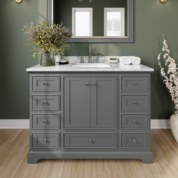 Deborah Single Bathroom Vanity - 48W x 35H x 22D