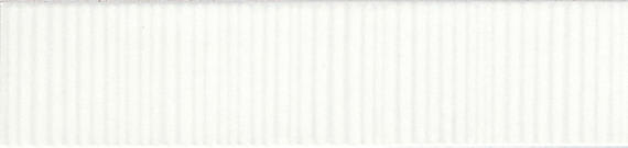 Revalia Remix Ripple White Rectangle, Ripple 2X8 Matte