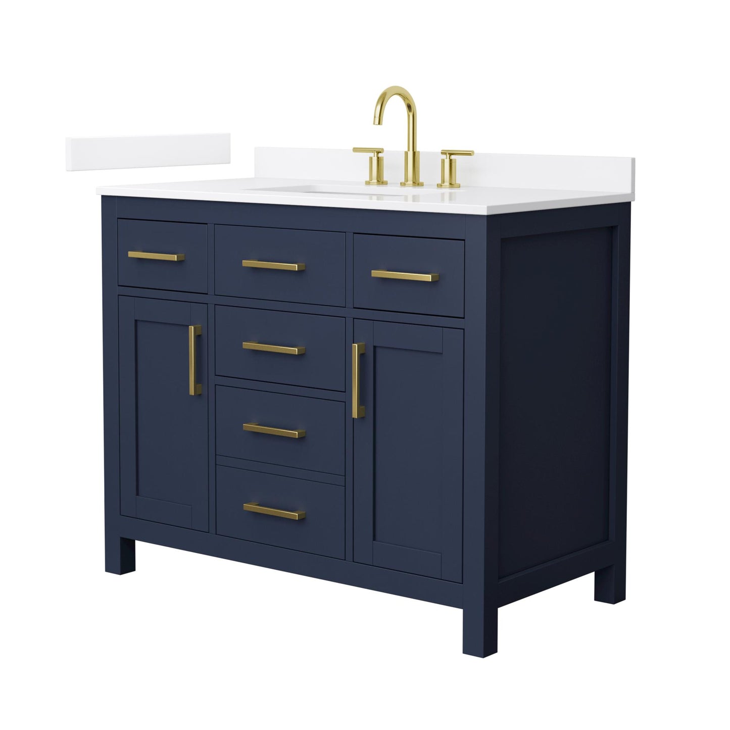 Beckett Single Bathroom Vanity - 42W x 35H x 22D