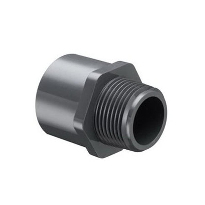 Male Adapter, 4 in, Socket x MNPT, SCH 80/XH, PVC