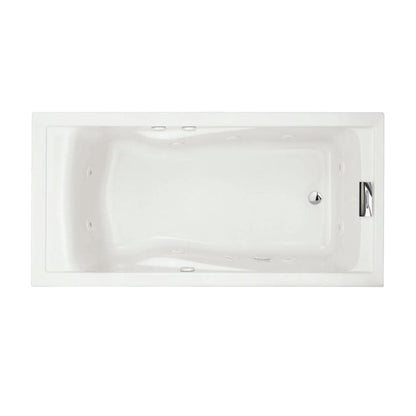 Evolution 72" Acrylic Whirlpool Bathtub with Reversible Drain and EverClean Technology - Lifetime Warranty