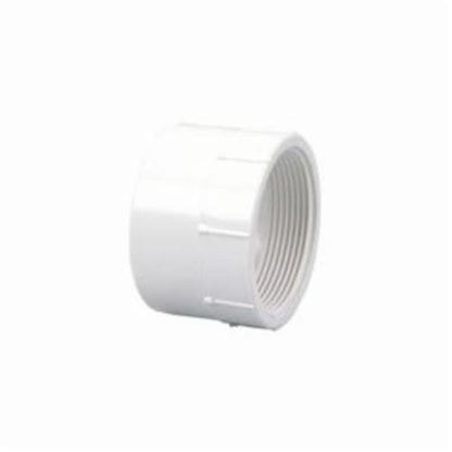 Female Adapter, 4 in, FNPT x Hub, DWV, PVC