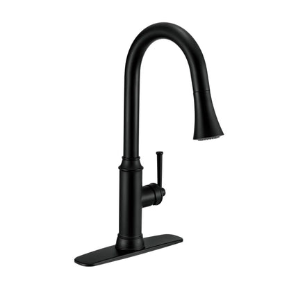 Hopkins 1.75 GPM Single Hole Pull Down Kitchen Faucet - Includes Escutcheon