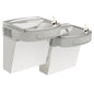 Versatile Wall Mount Bi-level ADA Cooler Non-Filtered Refrigerated Stainless