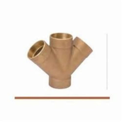 DWV Double Wye, 2 in, C, Copper