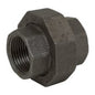 Union, 1 in, FNPT, 150 lb, Malleable Iron, Black