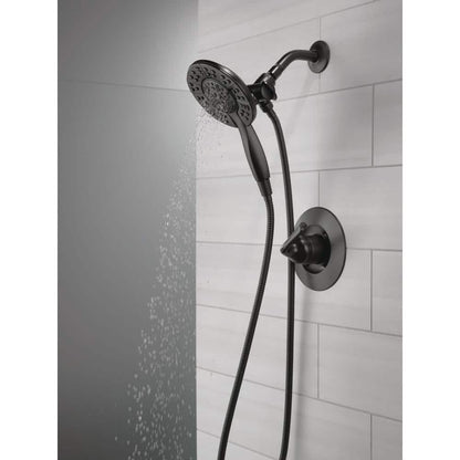 Arvo In2ition 2-in-1 Rough-in Valve Included Single-Handle 4-Spray Shower Faucet 1.75 GPM in Matte Black