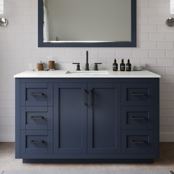 Miranda Single Bathroom Vanity - 54W x 33.75H x 22D