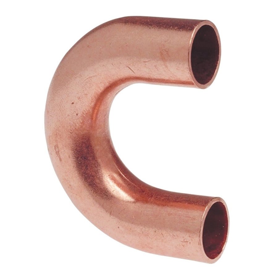 Return Bend, 1/2 x 2-1/2 in, C, Copper
