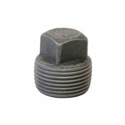 Square Head Plug, 1/4 in, MNPT, SCH 80/XH, Forged Steel, 3000 lb