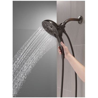 Universal Showering In2ition 1.75 GPM Multi Function Shower Head with Touch-Clean, MagnaTite, and H2Okinetic Technology