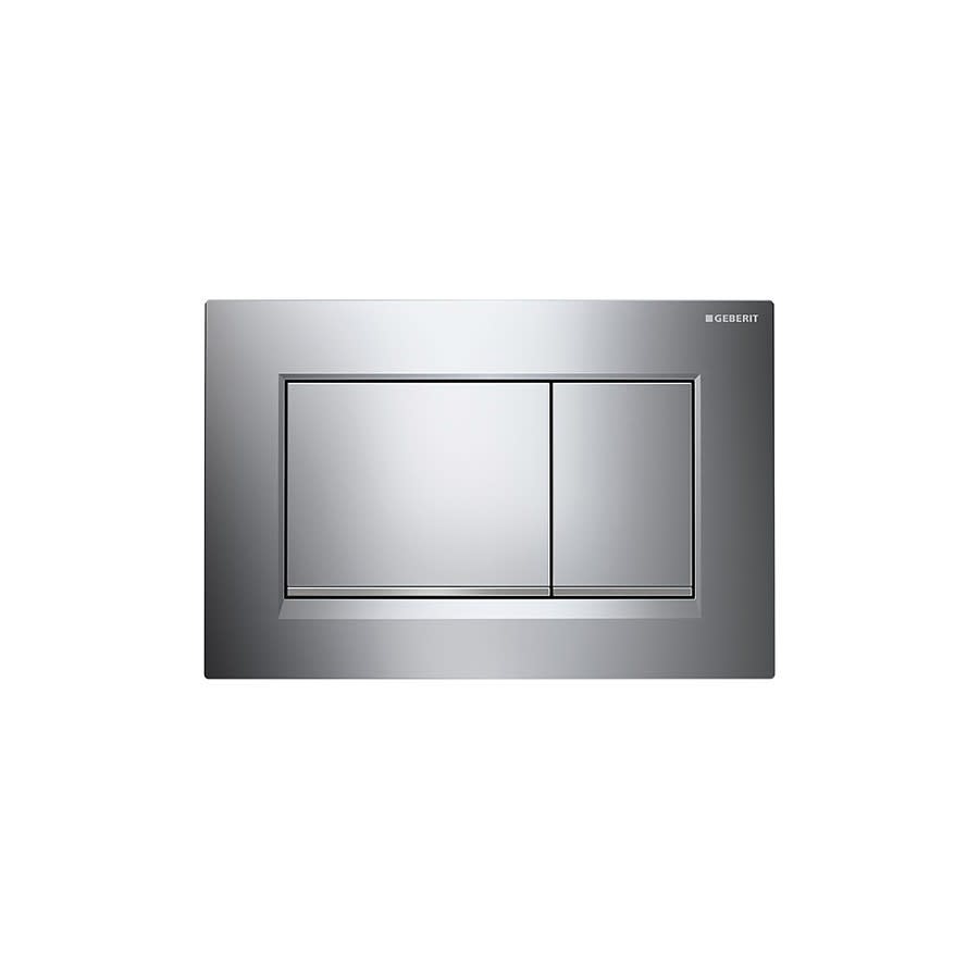 Sigma30 Actuator Plate, Plastic, Polished Chrome
