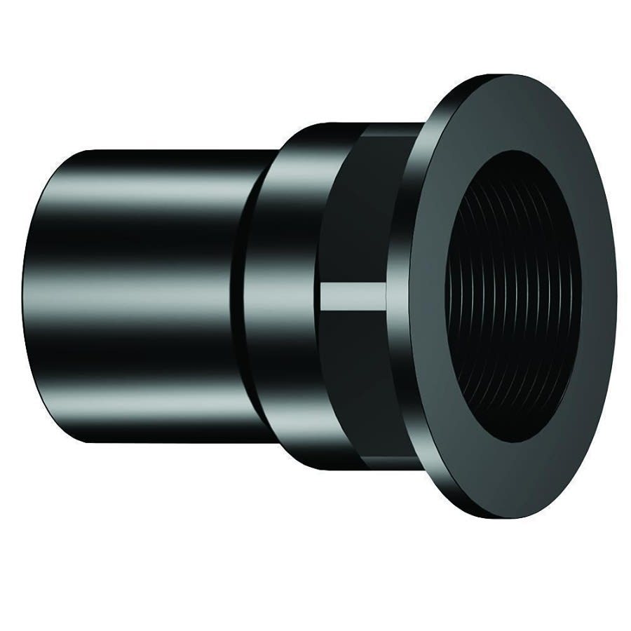 DWV Street Tray Plug Adapter, 1-1/2 in, Spigot x FNPT, ABS