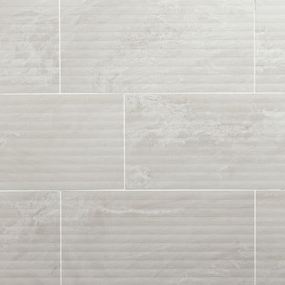 Platinum Mist Rectangle 12X24 Glossy