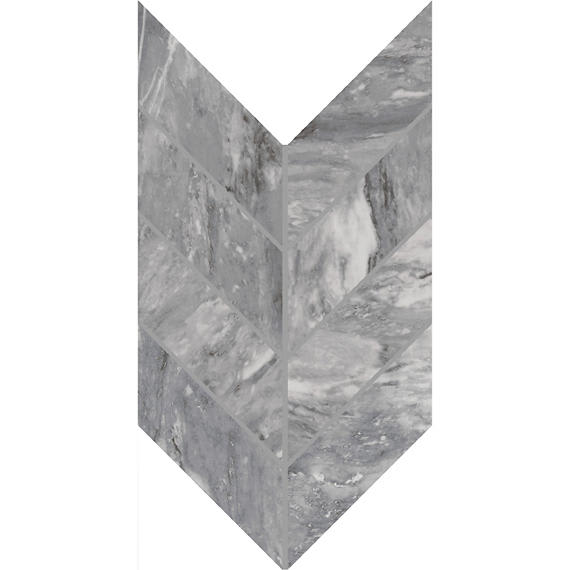 Marble Attache Lavish Stellar Grey Rectangle 24X48 Polished