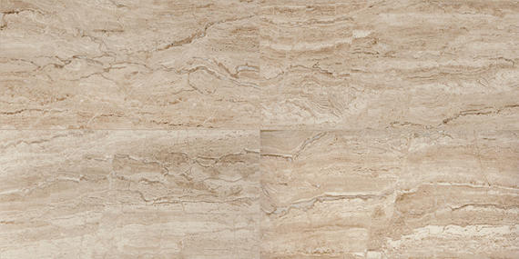 Marble Attache Travertine Square 24X24 Satin