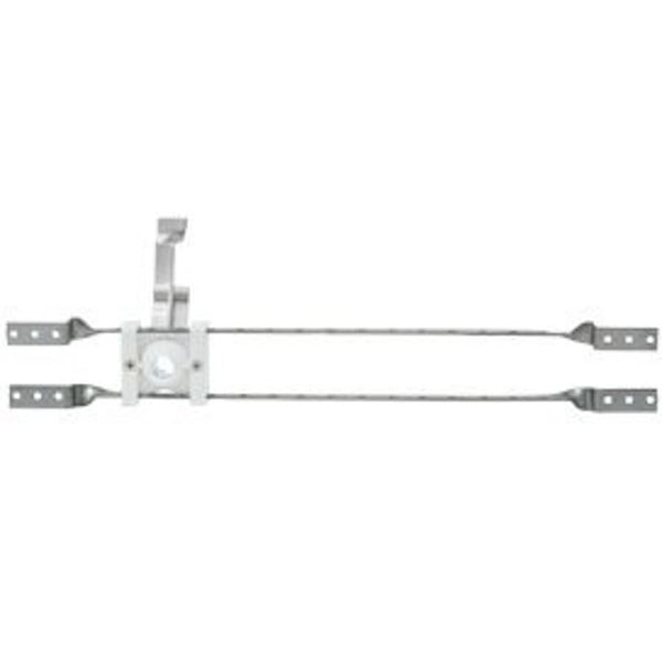 StrongArm™ 525-PB Twisted Bracket, 25 lb, Steel, Galvanized