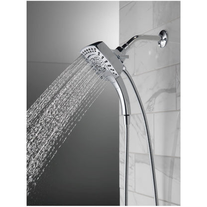 Universal Showering 2.5 GPM Multi Function 2-in1 In2ition Shower Head and Hand Shower with Touch Clean, H2Okinetic and MagnaTite Technology