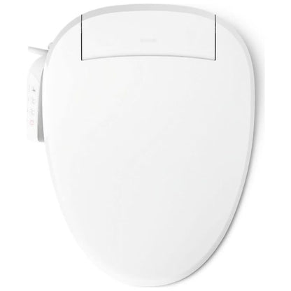 PureWash E525 Elongated Bidet Seat with Continuously Heated Water, Automatically UV Light Self-Cleaning Stainless Steel Wand, Front and Rear Wash Modes, Adjustable Water Temperature and Pressure, Quiet-Close, and Quick-Release Technologies
