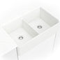 Fireclay Farmhouse White Double Bowl 5050-3220