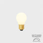 4W Light Bulb E26 Matte Porcelain G16 Sphere
